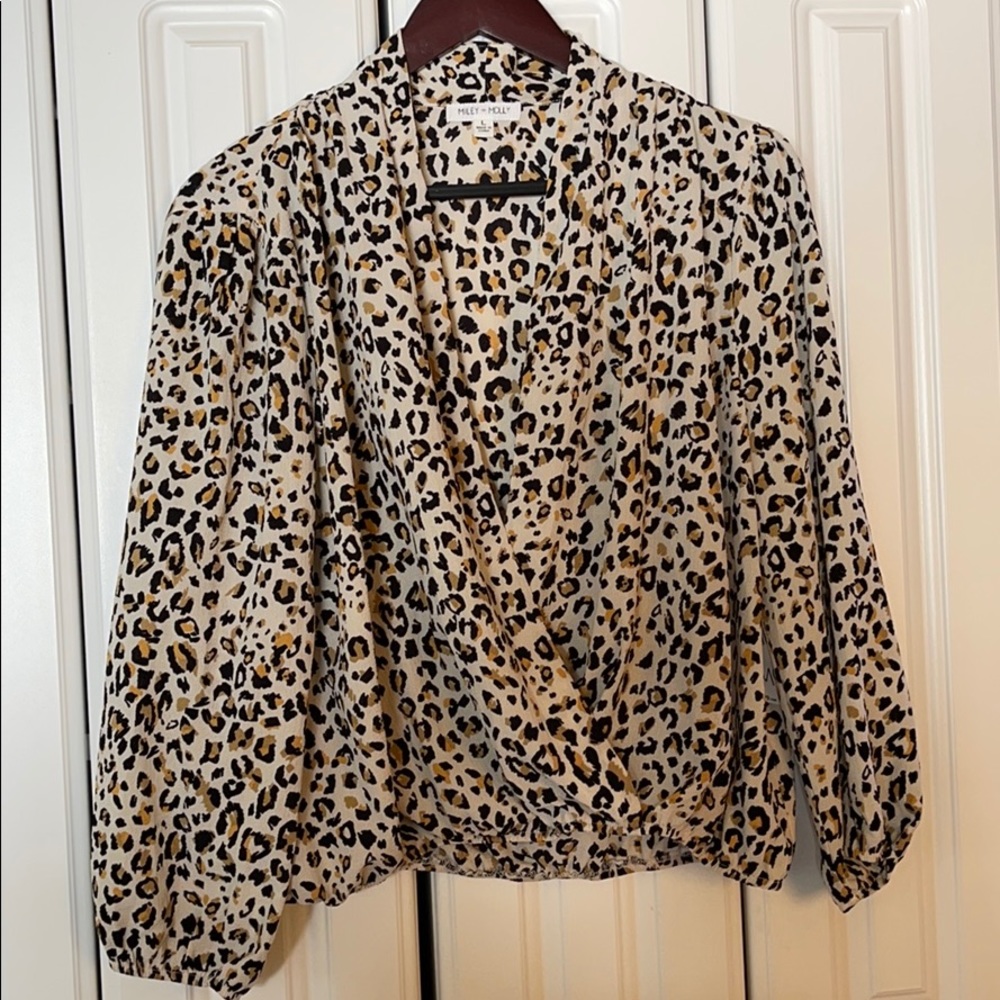 Miley & Molly Tops Leopard Print